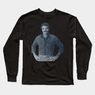 Tom Selleck - BEST SKETCH DESIGN Long Sleeve T-Shirt